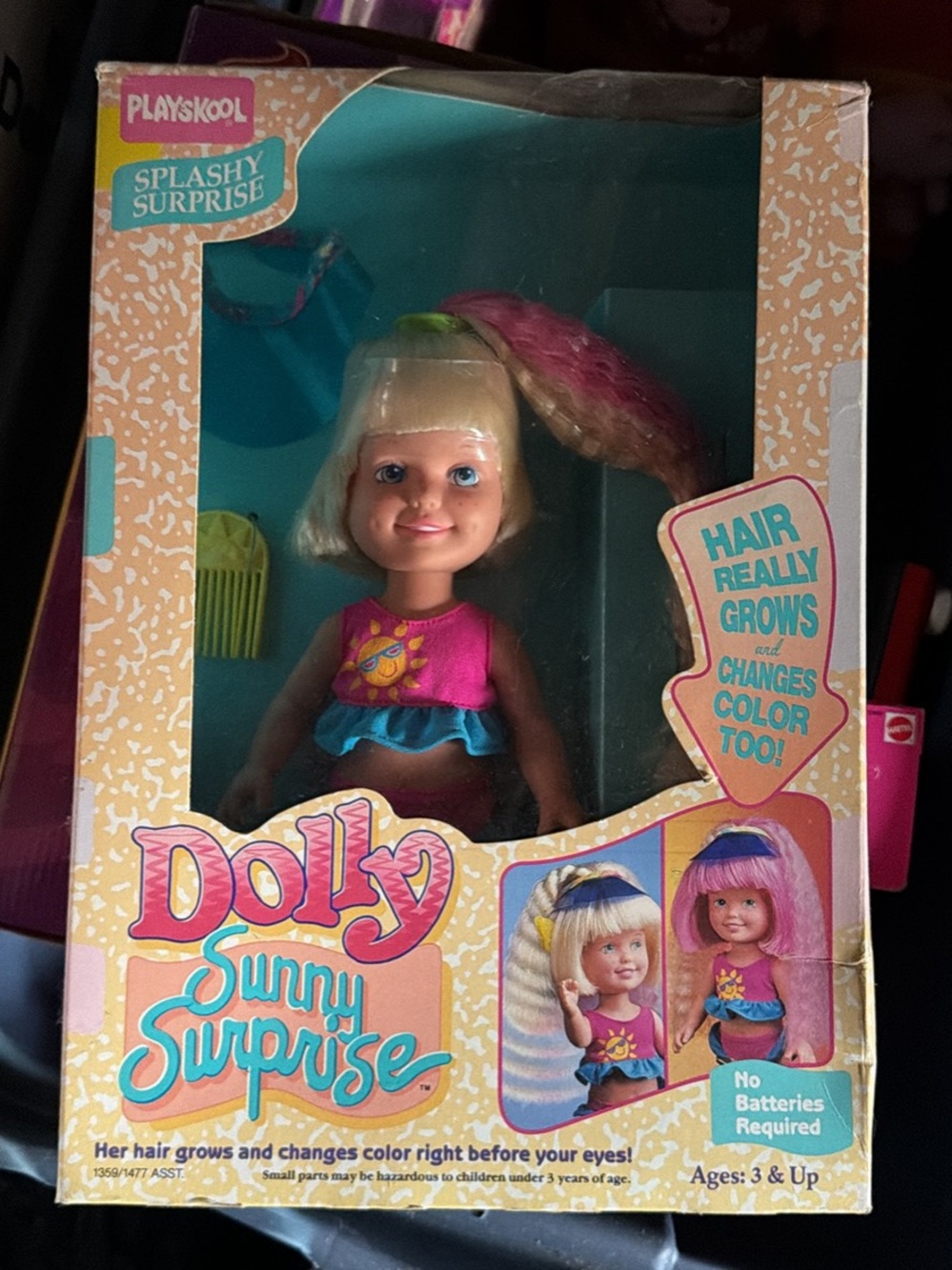 Playskool Dolly Sunny Surprise Doll - Pink & Blonde Hair